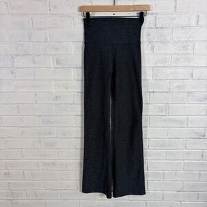 Beyond Yoga Flare Pants Womens XS Space Dye Gray Stretch Pull on Athleisure